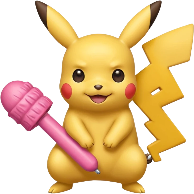 pikachu with dildo  emoji