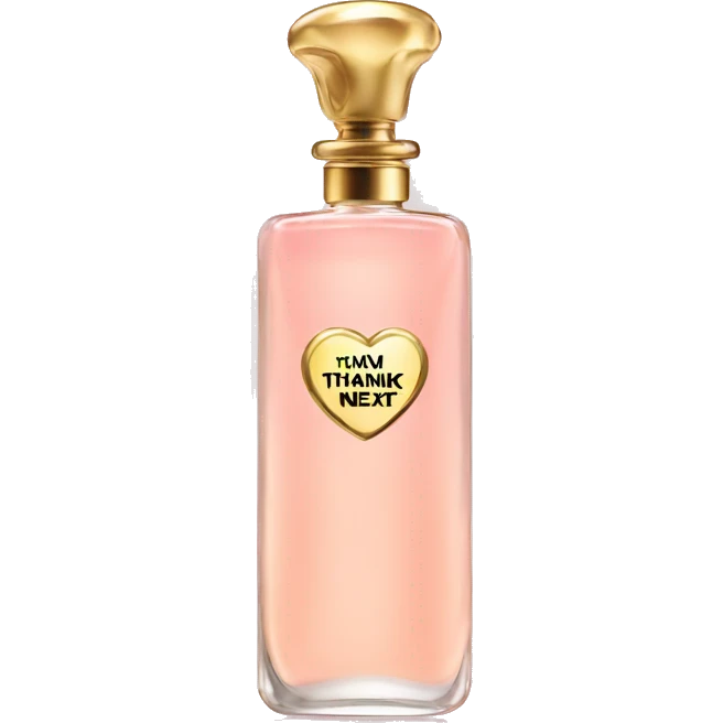 thank u next perfume emoji