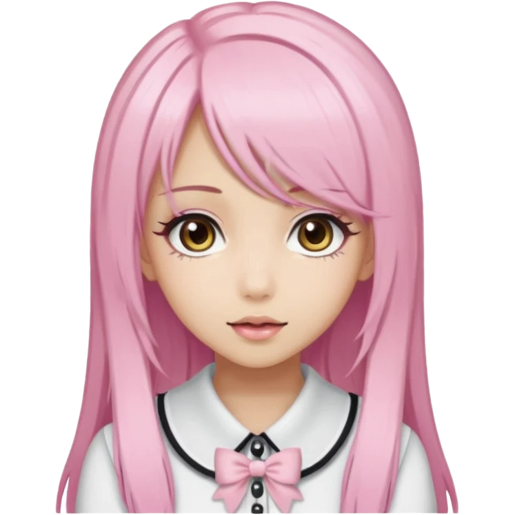 Light Pink Hime Gyaru Girl emoji