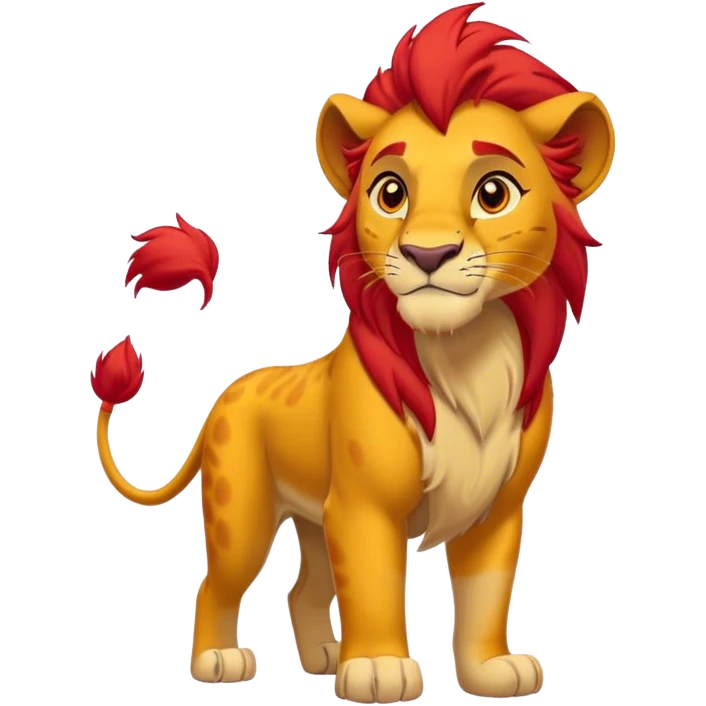 Kion from The lion Guard emoji