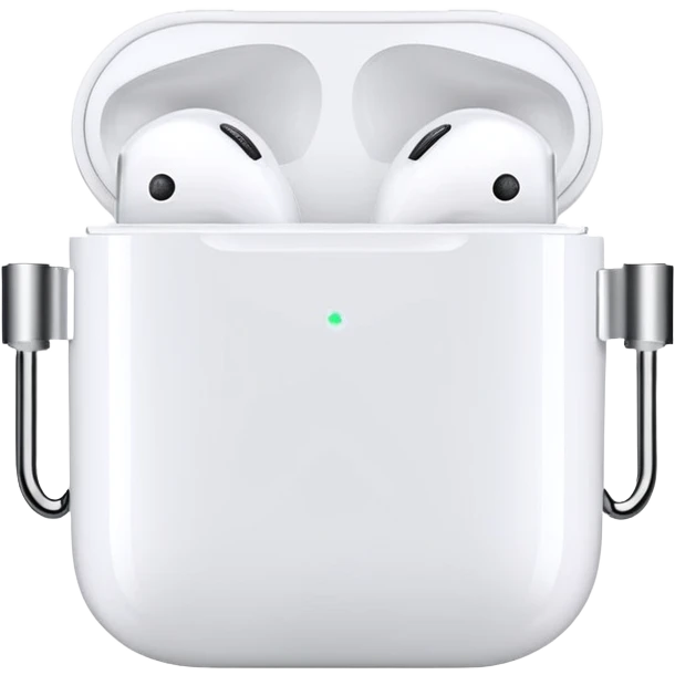 AirPod with bows on the sides emoji