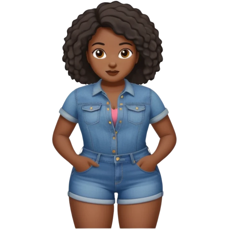 Black girl booty emoji