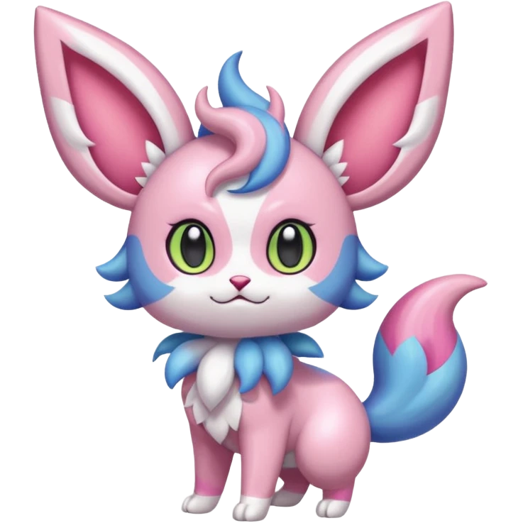  Fey Toony Espurr-Sylveon-Skitty-Delcatty-Sprigatito-Purrloin-fusion-hybrid emoji
