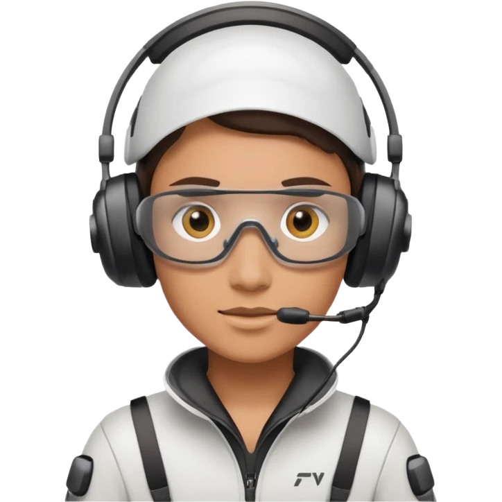 A fpv drone racer emoji
