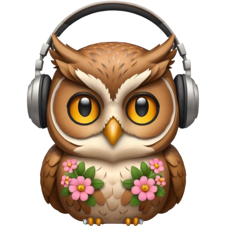 بدي صوره بومه هذولا زهريه حاطه سماعات ايموجي متحرك emoji