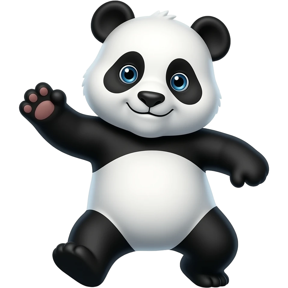 Panda bailarín emoji