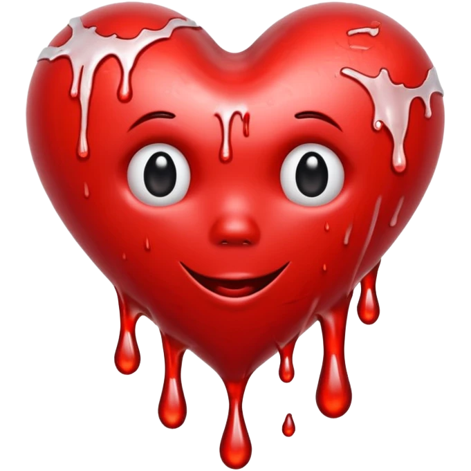 halloween heart emoji