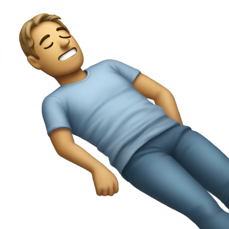 Guy in bed emoji