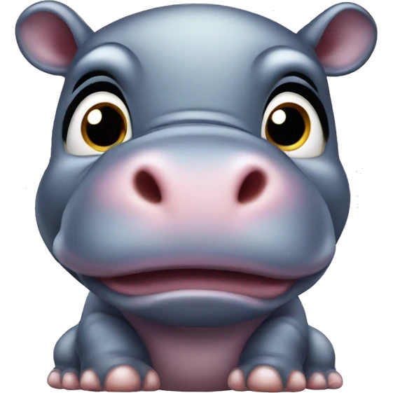 baby hippo that’s shiny with big eyes and mad emoji