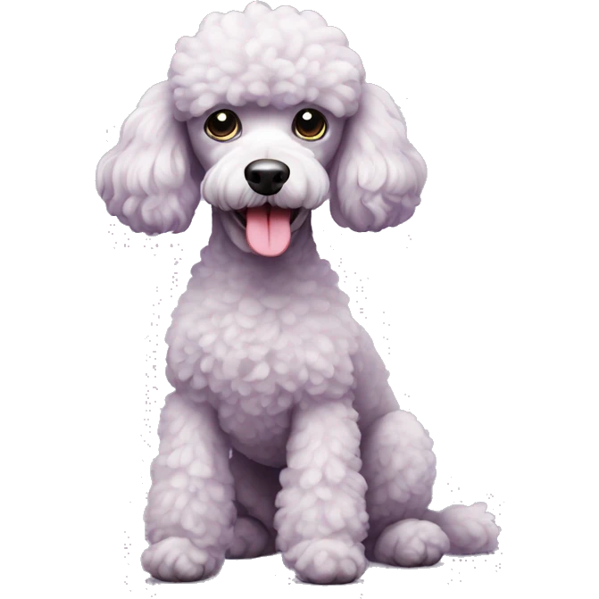 poodle plum emoji