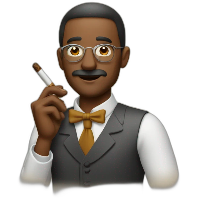 Man with cigar emoji