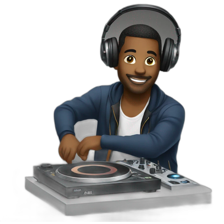 Dj in the mix emoji