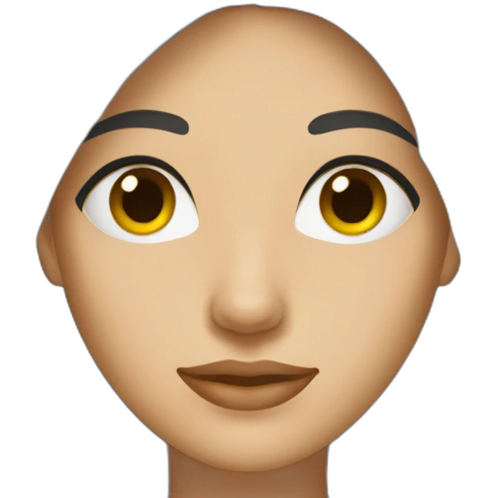 woman-with-dark-straight-hair-and-hazel-eyes emoji