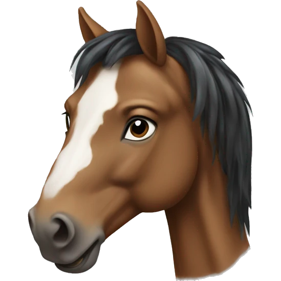 Horse that is high emoji