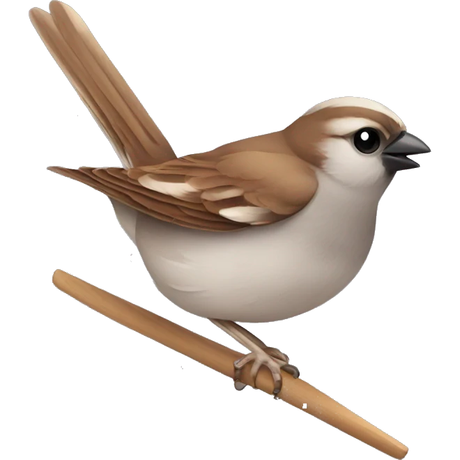 sparrow is a frisbee player emoji