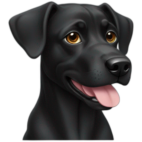 black belgian malanois emoji