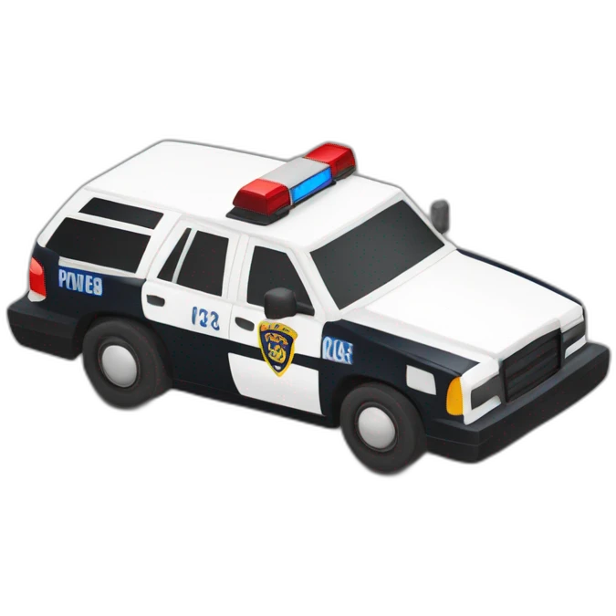 Police car sound emoji