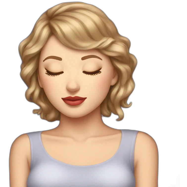 Taylor Swift sleep emoji