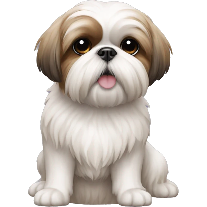 shihtzu com peixinho emoji