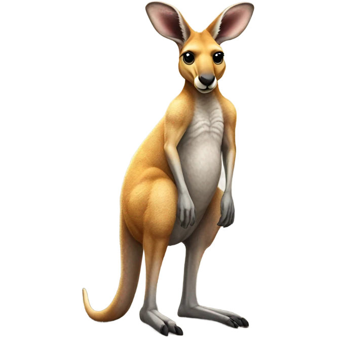 kangaroo with aus flag emoji