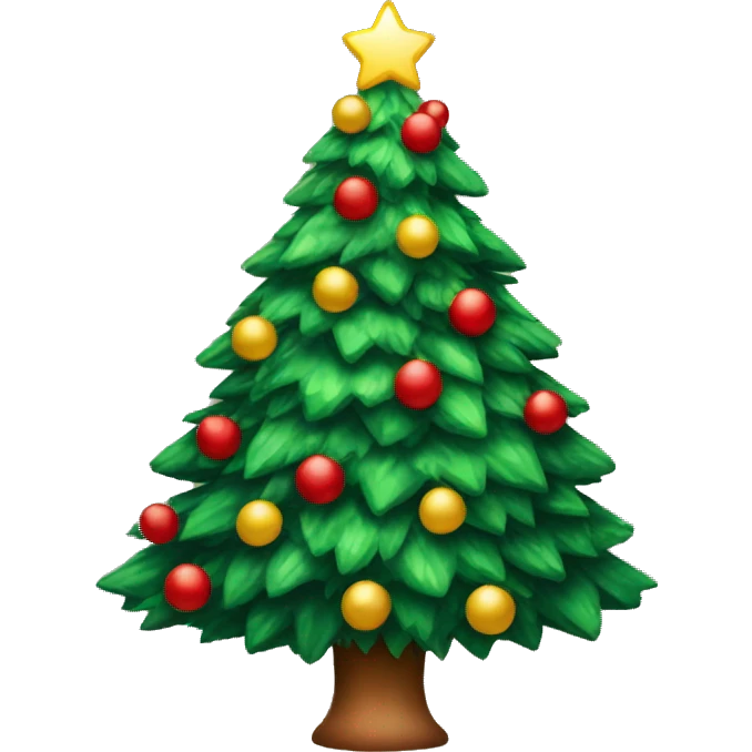 Christmas tree emoji