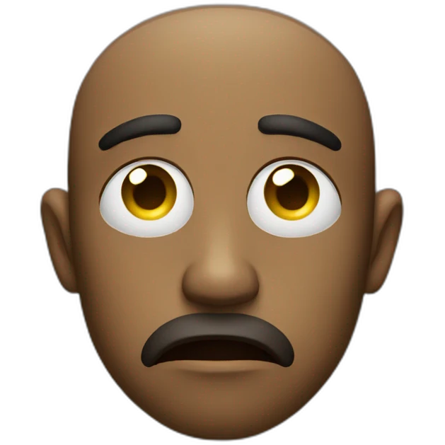 A sad men  emoji