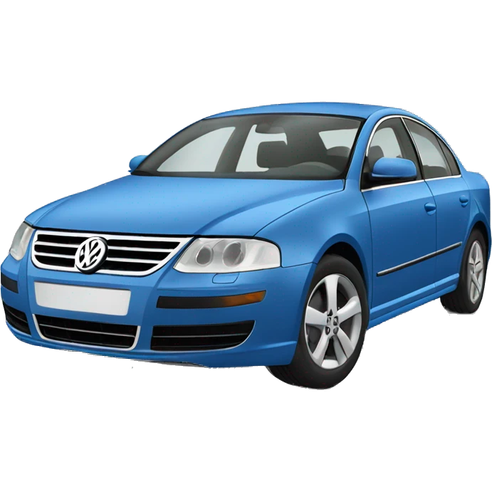 Blue Volkswagen passat 2002 emoji
