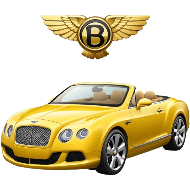 Yellow Bentley emoji