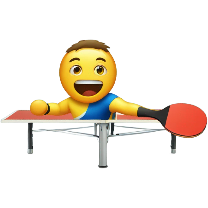 Table tennis emoji