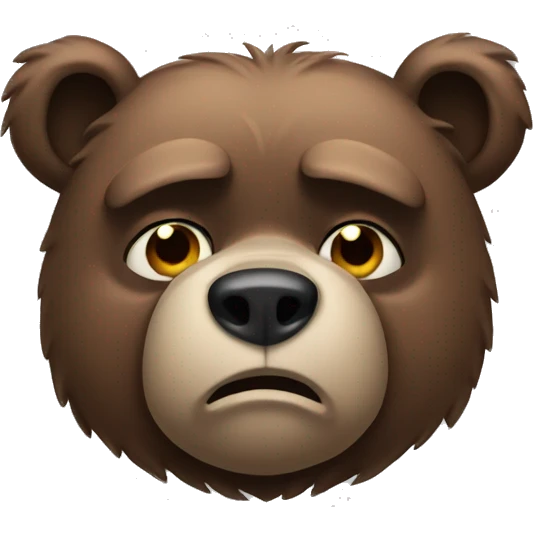 Grumpy bear  emoji