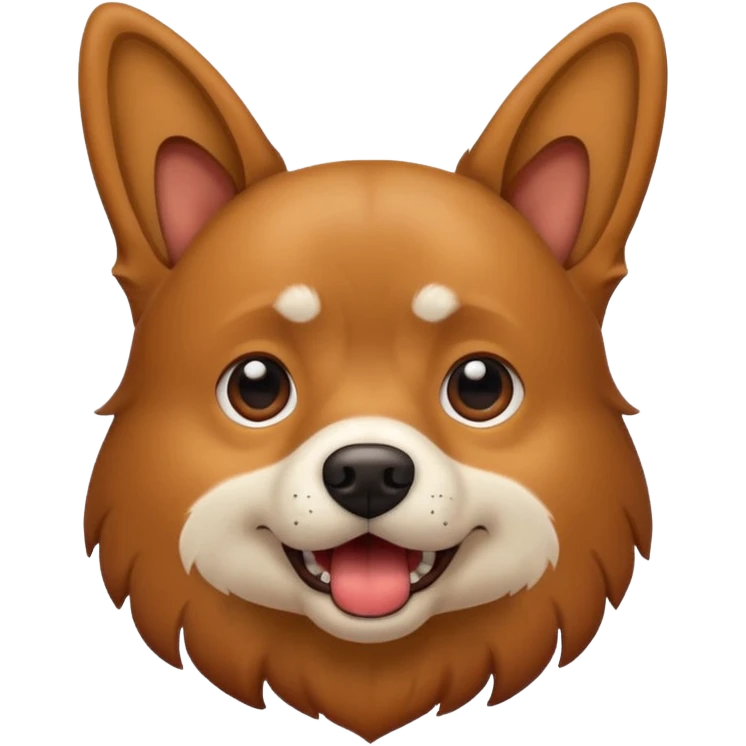 Barking dog emoji