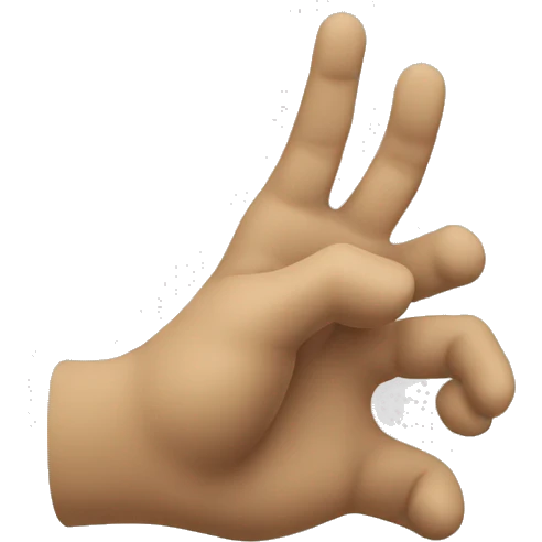 shaking "rock and roll" hand gesture emoji