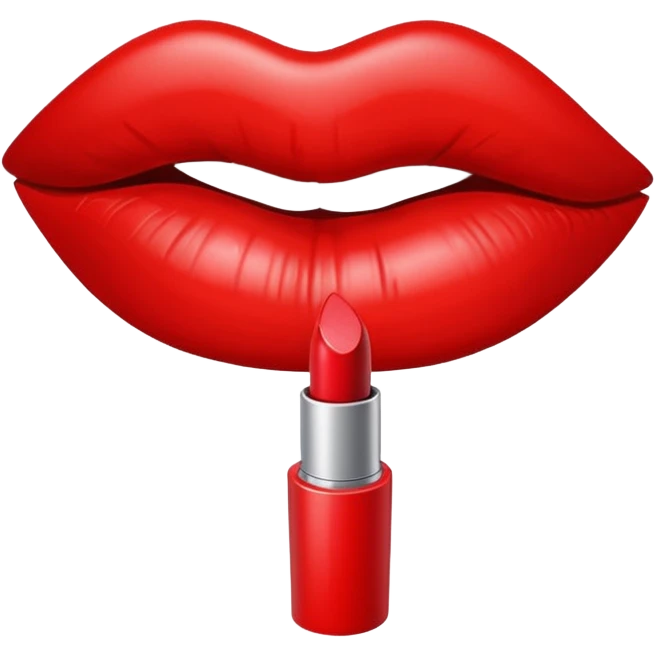 Lipstick mark kiss emoji