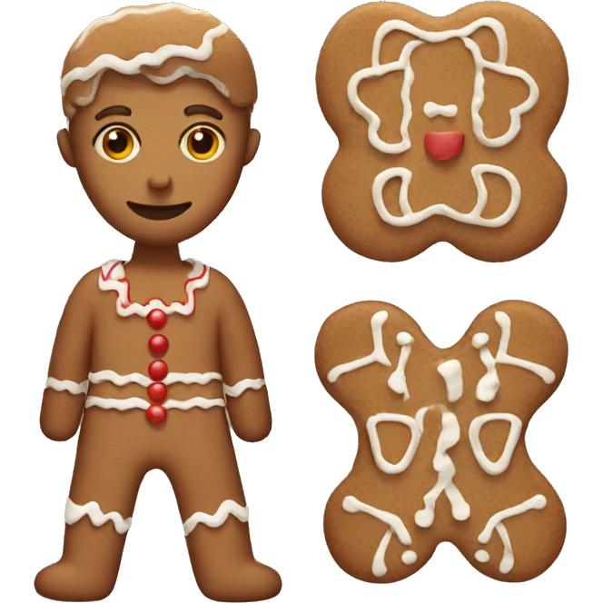 Gingerbread emoji