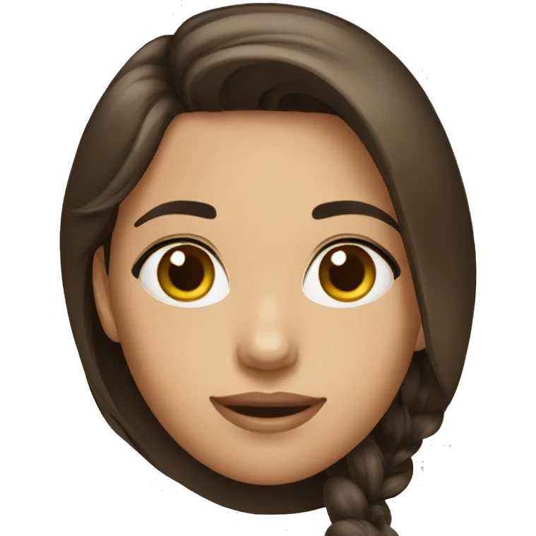 Girl brunette emoji