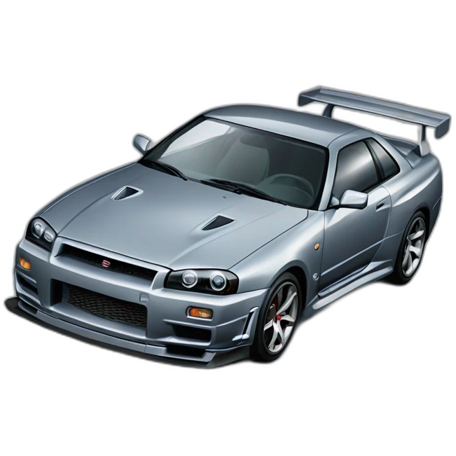 Nissan gtr r34 emoji