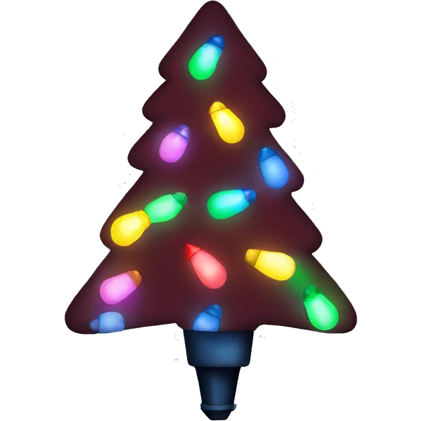 Christmas lights emoji