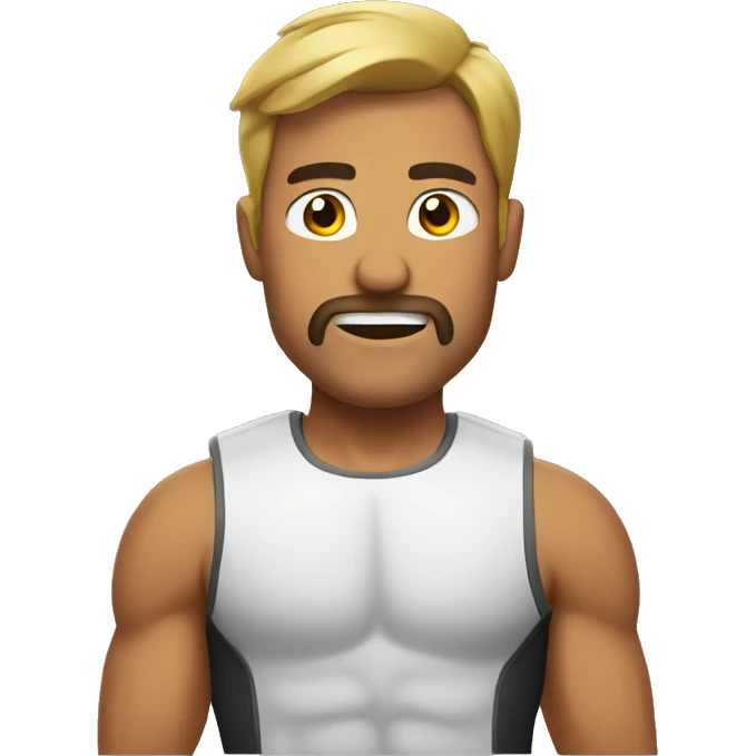 Hombre con musculos emoji