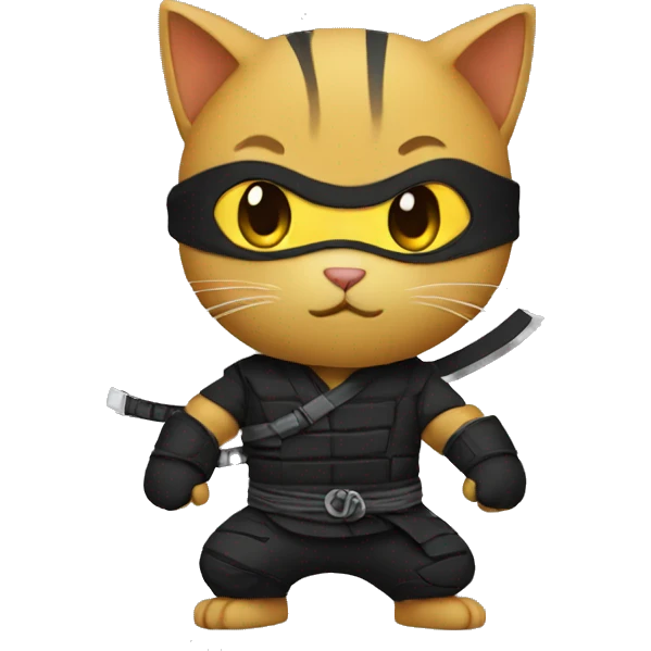 Gato ninja emoji