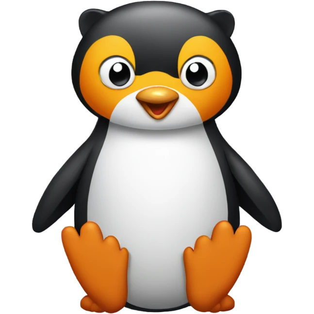 Penguin tiger emoji