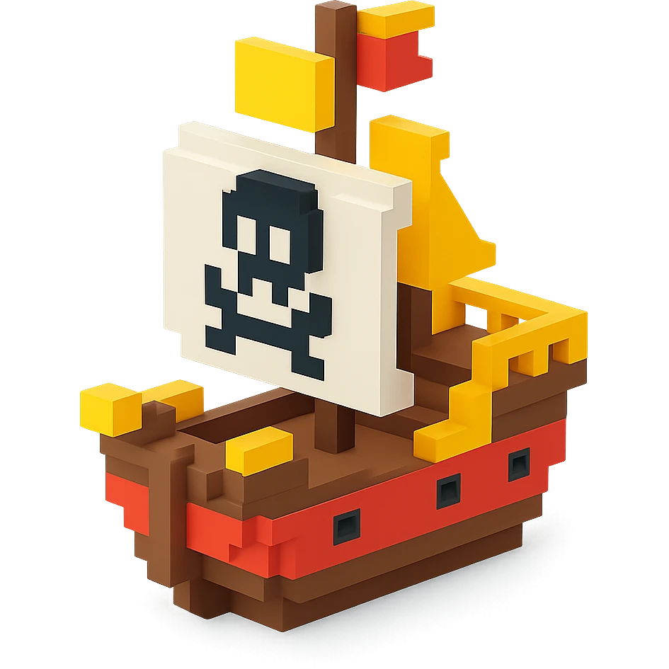 pirate ship emoji