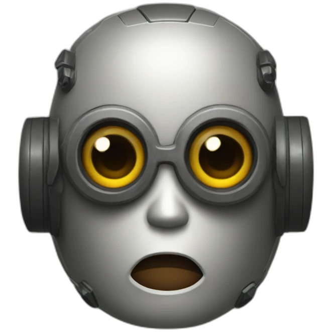 Droide enojado emoji