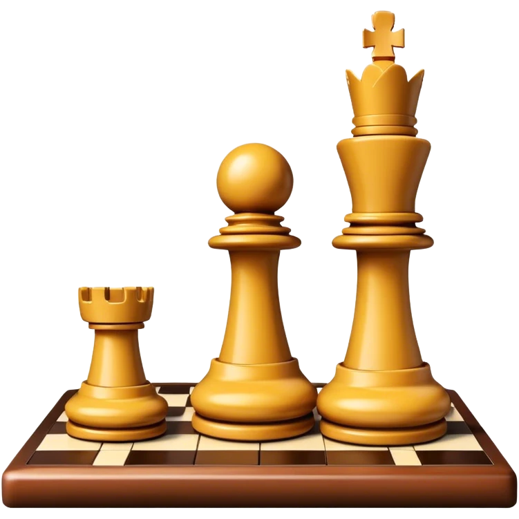breaking dawn chess piece on chess square emoji