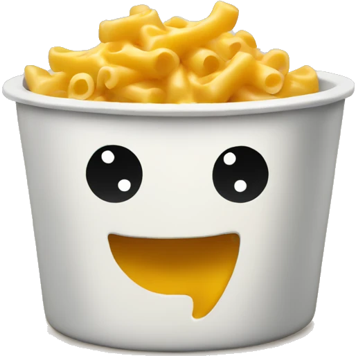 Mac and cheese emoji