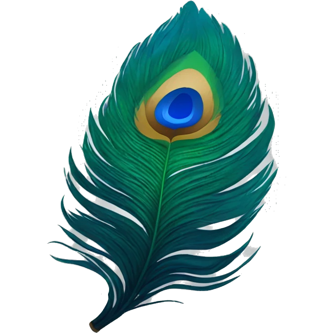 Peacock feather  emoji