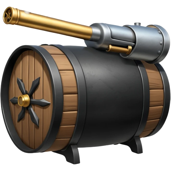 Smoking barrel of a gun emoji