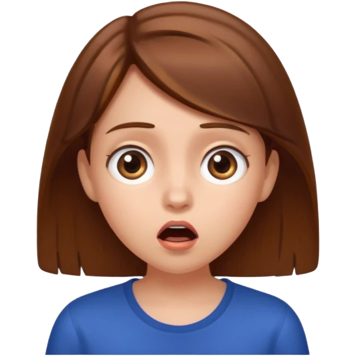 Slap girl face emoji