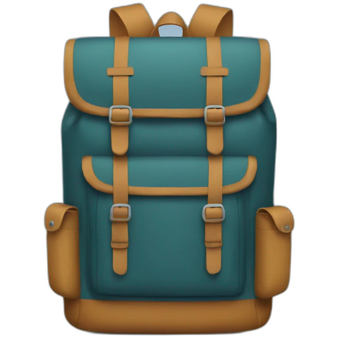 school bag emoji