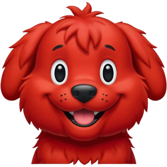 Clifford the big red dog sticker emoji emoji