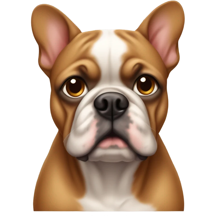 Bouledogues français couleur fauve avec les yeux clairs  emoji